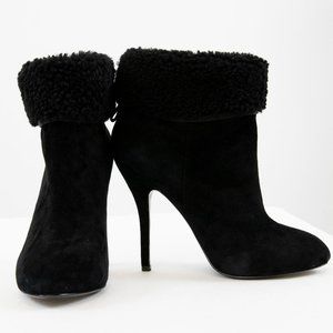 Vivienne Westwood Anglomania 10 Suede Boots Black Leather New Covencore